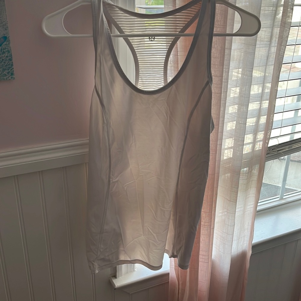 Lululemon white tank top